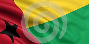 Flag Of Guinea Bissau photo