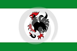 Flag of Haan in North Rhine-Westphalia, Germany