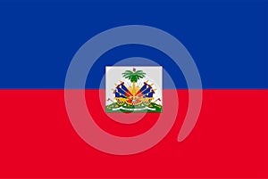 Flag of Haiti. Sovereign state flag of Haiti