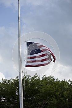 Flag at Half Mast