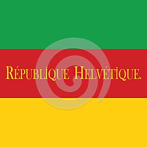 Flag of the Helvetic Republic between 1798 and 1803