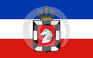 Flag of Herzogtum Lauenburg in Schleswig-Holstein, Germany