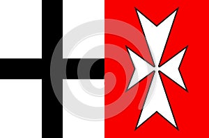 Flag of Hoenningen in Rhineland-Palatinate, Germany