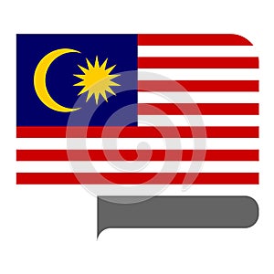 Flag horizontal shape, pointer for world map