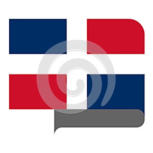 Flag horizontal shape, pointer for world map