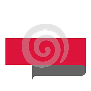 Flag horizontal shape, pointer for world map