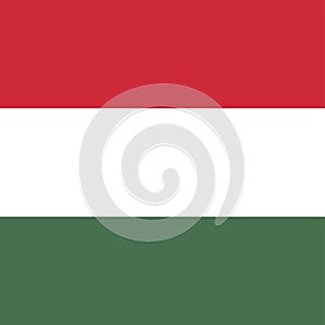 Flag of Hungary. Correct RGB colours