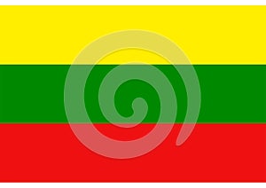 Flag of Ibague Colombia photo