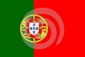 flag of Ibero Romance peoples Portuguese people. flag representing ethnic group or culture, regional authorities. no flagpole. photo
