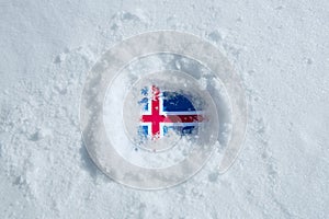 Flag of Iceland.