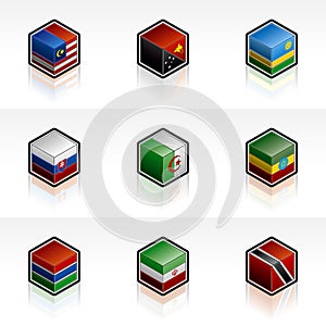 Flag Icons Set - Design Elements 56n