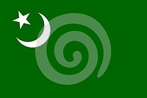 flag of Indo Aryan ethnoreligious groups Hindustani Muslims. flag representing ethnic group or culture, regional authorities. no
