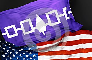 Flag of the Iroquois Confederacy photo
