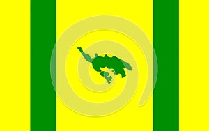 Flag of Isla Culebra, Puerto Rico, USA photo