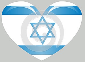 Flag of Israel: rightly proportions and colors.