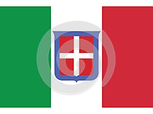 Flag of Italy from 1861 to 1946
