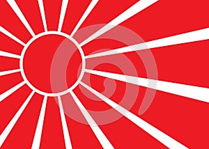 Flag of Japan. Celled stylization japanese national flag. Vector illustration