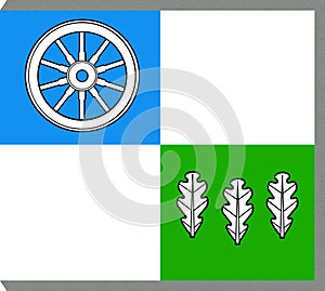 Flag of Kelme, Lithuania