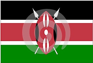 Bandera de Kenia 