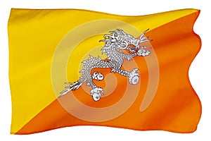 Flag of the Kingdom of Bhutan