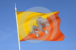 Flag of the Kingdom of Bhutan