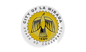 Flag Of La Mirada City California photo