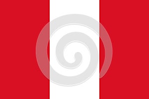 flag of Latin Americans Peruvians. flag representing ethnic group or culture, regional authorities. no flagpole. Plane layout,