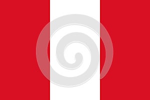 flag of Latin Americans Peruvians. flag representing ethnic group or culture, regional authorities. no flagpole. Plane layout, photo