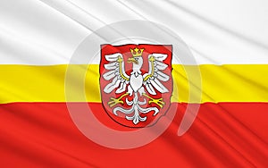 Flag of Lesser Poland Voivodeship in southern Poland