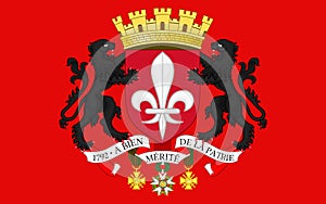Flag of Lille, France