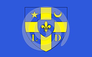 Flag of Lodeve, France