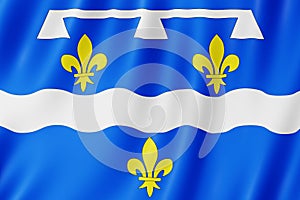 Flag of Loiret, France