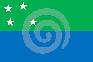 Flag of Los Lagos Region (Republic of Chile) Region de Los Lagos