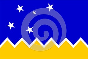 Flag of Magallanes Region (Republic of Chile) Magallanes y la AntÃ¡rtica Chilena Region