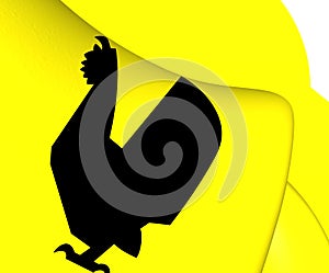 Flag of Malvik, Norway.