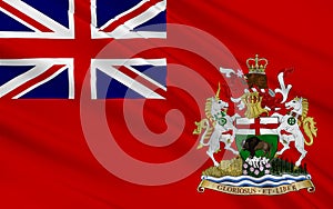 Flag of Manitoba, Canada photo