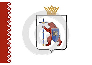 Flag of Mari El oblast repubblic