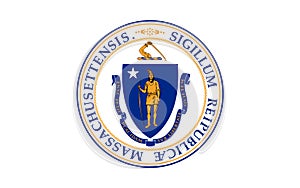 Flag of Massachusetts, USA