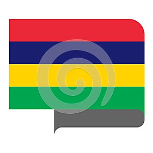 Flag horizontal shape, pointer for world map