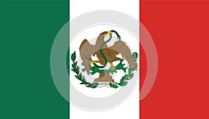 Flag of Mexico between 1823 and 1864, and between 1867 and 1893