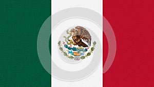 Flag of Mexico. Bandera de MÃ©xico. United Mexican States