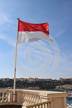 Flag of Monaco