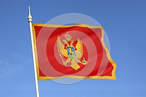 Flag of Montenegro - Europe photo
