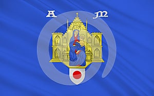 Flag of Montpellier, France