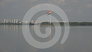 Flag Monument, Hussain sagar lake, Hyderabad, Telangana