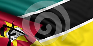 Flag Of Mozambique photo