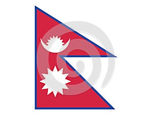 Flag of Nepal