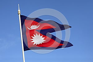 Flag of Nepal photo