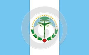 Flag of Neuquen is a province in Argentina