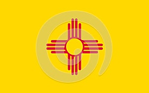 Flag of New Mexico, USA